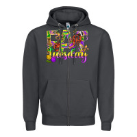 Smoke Mardi Gras fat tuesday Zipper Hoodie - BundleAndBundleShop