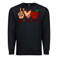 Black Peace Love Teach Premium Sweatshirt - Bettercallsaul