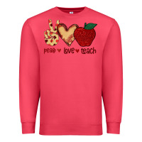 Cardinal Peace Love Teach Premium Sweatshirt - Bettercallsaul