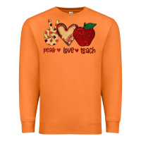 Carrot Peace Love Teach Premium Sweatshirt - Bettercallsaul