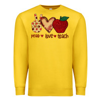 Lemon Peace Love Teach Premium Sweatshirt - Bettercallsaul