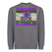 Storm mardi gras  mask Heavyweight Sweatshirt - BarkalooDesign