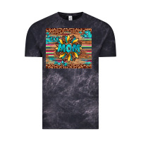 Cloud Black sunflower mom Vintage Tee - Artiststas