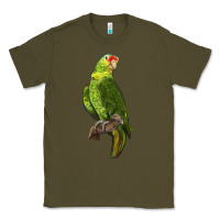 Army Green New Zealand Paraket Parrot Classic Tee - LillyAllenDesigns