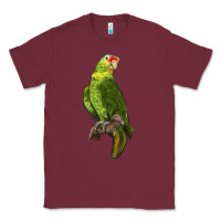 Burgundy New Zealand Paraket Parrot Classic Tee - LillyAllenDesigns