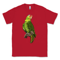 Red New Zealand Paraket Parrot Classic Tee - LillyAllenDesigns