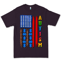 Autism American Flag Premium Tee | Teevron
