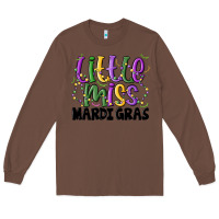 Chestnut little miss mardi gras Long Sleeve Tee - MaliasSmallBusiness