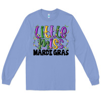 Colony Blue little miss mardi gras Long Sleeve Tee - MaliasSmallBusiness