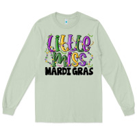 Matcha little miss mardi gras Long Sleeve Tee - MaliasSmallBusiness
