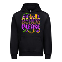 Black beads please mardi gras Urban Hoodie - OliviaCreatesArt