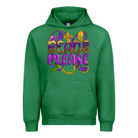 Emerald beads please mardi gras Urban Hoodie - OliviaCreatesArt
