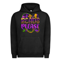 Pigment Black beads please mardi gras Urban Hoodie - OliviaCreatesArt