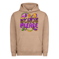 Pigment Burro beads please mardi gras Urban Hoodie - OliviaCreatesArt