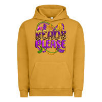 Pigment Peanut Butter beads please mardi gras Urban Hoodie - OliviaCreatesArt