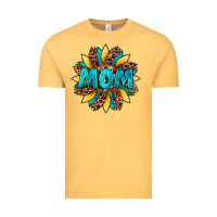 Vintage Mustard sunflower mom leopard Vintage Tee - Artiststas