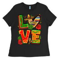 Black love mexico Ladies Tee - Zillion Design Studio