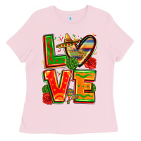 Bubblegum Pink love mexico Ladies Tee - Zillion Design Studio