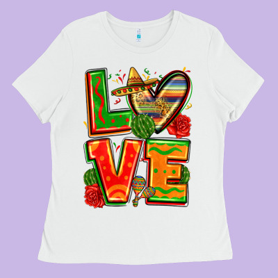 Love Mexico Ladies Tee Designed By Zillion Design Studio