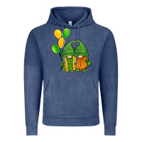 Vintage Denim St Patrick's Day Gnomes Vintage Hoodie - Jasminsmagicworld