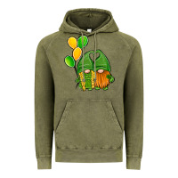 Vintage Olive St Patrick's Day Gnomes Vintage Hoodie - Jasminsmagicworld