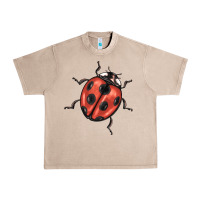 French Oak ladybug Urban Heavy Tee - BarkalooDesign
