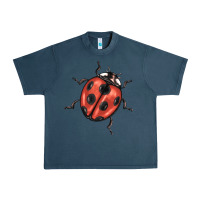 Midnight Navy ladybug Urban Heavy Tee - BarkalooDesign