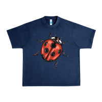 Navy ladybug Urban Heavy Tee - BarkalooDesign