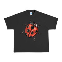 Pigment Black ladybug Urban Heavy Tee - BarkalooDesign