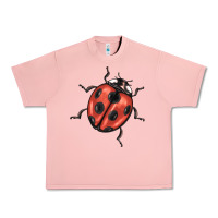 Salmon ladybug Urban Heavy Tee - BarkalooDesign