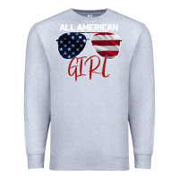 Heather Grey All American Girl Premium Sweatshirt - Bettercallsaul
