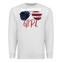 Oatmeal Heather All American Girl Premium Sweatshirt - Bettercallsaul