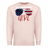 Pale Pink All American Girl Premium Sweatshirt - Bettercallsaul
