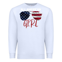 White All American Girl Premium Sweatshirt - Bettercallsaul