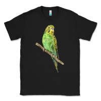 Black Budgeriar Bird Parrot Classic Tee - LillyAllenDesigns
