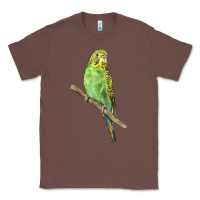 Chestnut Budgeriar Bird Parrot Classic Tee - LillyAllenDesigns