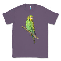 Lavender Budgeriar Bird Parrot Classic Tee - LillyAllenDesigns