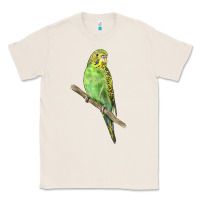 Natural Budgeriar Bird Parrot Classic Tee - LillyAllenDesigns