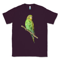 Plum Budgeriar Bird Parrot Classic Tee - LillyAllenDesigns