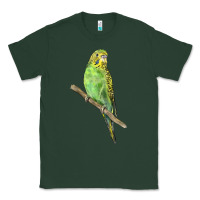 Sports Green Budgeriar Bird Parrot Classic Tee - LillyAllenDesigns