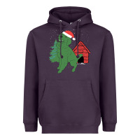 Plum Christmas Dog Heavyweight Hoodie - Bettercallsaul