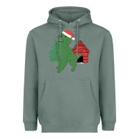Sage Christmas Dog Heavyweight Hoodie - Bettercallsaul