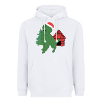 White Christmas Dog Heavyweight Hoodie - Bettercallsaul