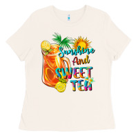 Bone sunshine and sweet tea Ladies Tee - texasbilliewilder