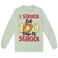 Matcha i struck out 100 days of school Long Sleeve Tee - MaliasSmallBusiness