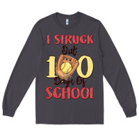 Smoke i struck out 100 days of school Long Sleeve Tee - MaliasSmallBusiness