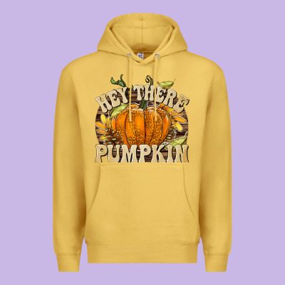 Hey There Pumpkin Premium Hoodie Designed By Texasbilliewilder