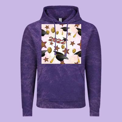 2022 To Graduation Seamless Pattern Vintage Hoodie Designed By Bundleandbundleshop