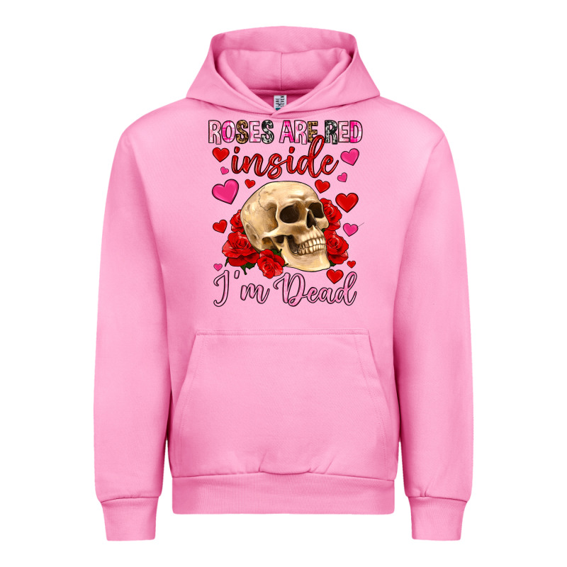 Roses Are Red Inside I M Dead Urban Hoodie by OliviaCreatesArt | Teevron