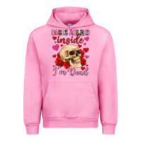 Fuchsia Pink roses are red inside i m dead Urban Hoodie - OliviaCreatesArt